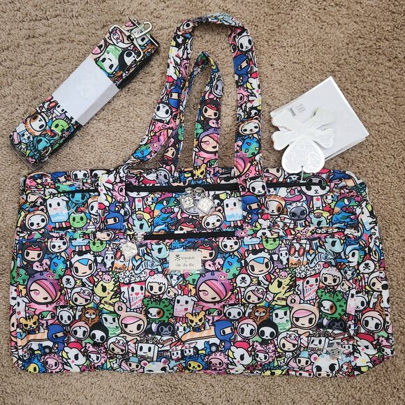 tokidoki Handbags - Tokidoki x JuJuBe Iconic 2.0 Super Star Duffle Bag Crossbody Strap Kawaii Anime